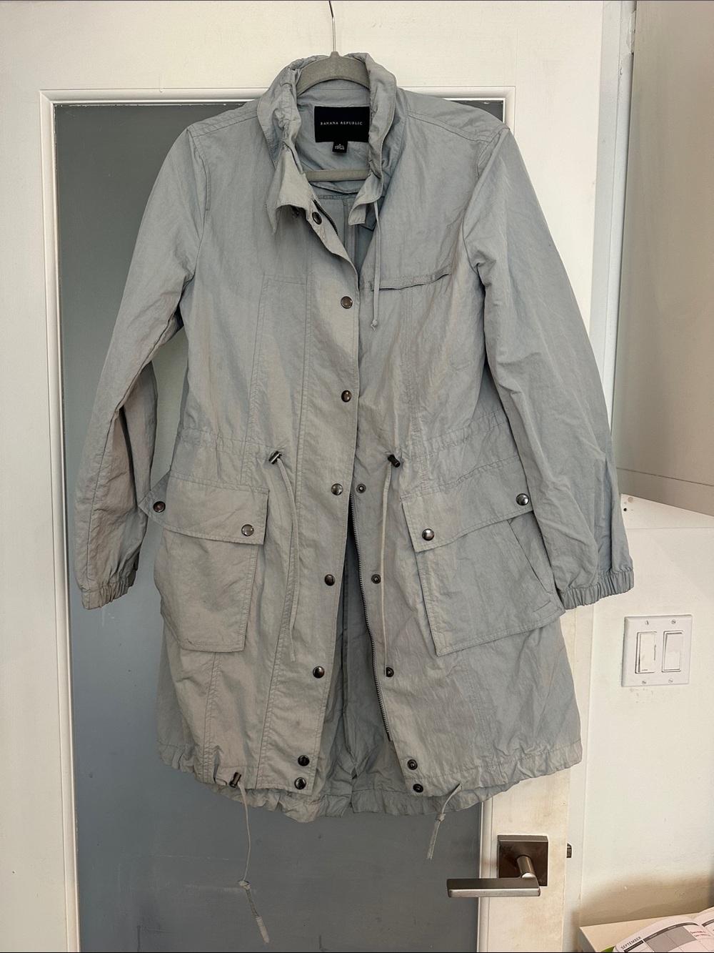 Banana Republic Light Blue Utility Parka
